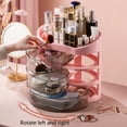 thumbnail image 4 of 2/3 Tiers Desktop Makeup Organizer Large Capacity Cosmetic Storage Box with Drawer Lipsticks Holder Jewelry Nail Polish Container, 4 of 16