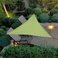 thumbnail image 1 of Shade Sail, Triangle Shade Sail, Polyester Waterproof Uv Protection Sun Sail Weather Protection For Garden Balcony, 3 * 3 * 3m, Green, 1 of 4