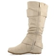 thumbnail image 3 of Journee Womens Jester-01 Hidden Wedge Riding Boots, 3 of 9