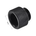 thumbnail image 3 of Male to Female Extender Fitting G1/4 x 10mm for Computer Water Cooling System Black 4pcs, 3 of 6