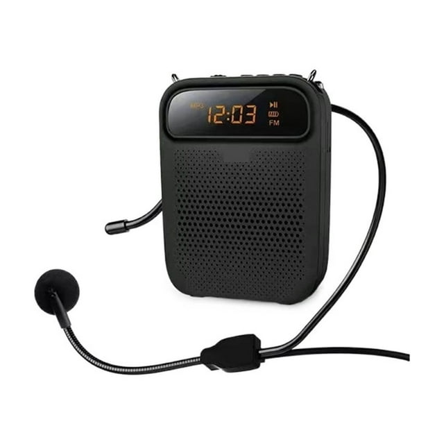 Wired Megaphone Recording Voice Amplifier Teacher Microphone Speaker Support Bluet-ooth TF Card U Disk AUX Connection ,Comfortable and Portable