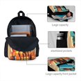 thumbnail image 4 of Zufioo Cool Camel Oasis Vibes Pattern Adult Backpack,Wear-resistant and Breathable Multi-pocket Backpack, Suitable for Travel, Business and Outdoor Activities, 4 of 9