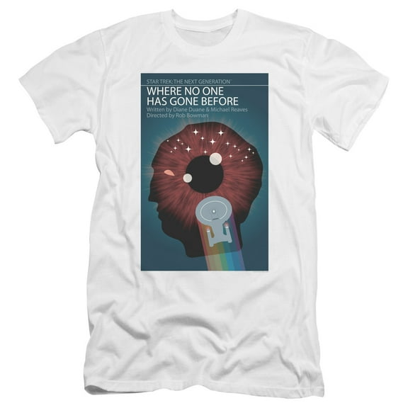 Star Trek - Tng Season 1 Episode 6 - Premium Slim Fit Short Sleeve Shirt - Large