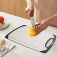 thumbnail image 7 of Cutting Board under $5! Xqxayjr Plastic Cutting Boards Set, 3-Piece Non-Slip Dishwasher Safe Chopping Boards with Juice Grooves, Grinding Area for Meat Vegetables Fruit Kit, 7 of 7