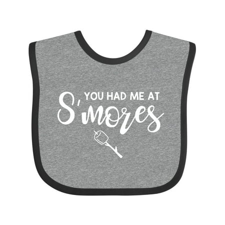 

Inktastic Had Me At S mores Boys or Girls Baby Bib