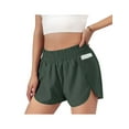 thumbnail image 1 of FOCUSNORM Solid Color Athletic Shorts Compression Underwear Lining Pockets, 1 of 4