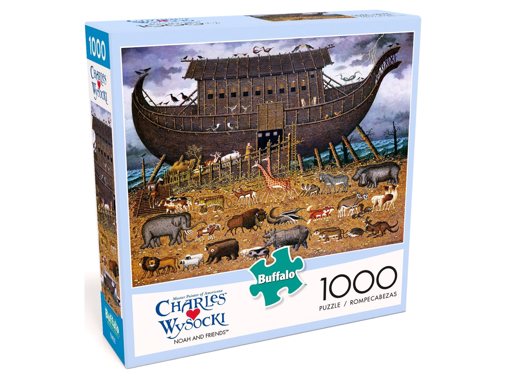 Noah Jigsaw Puzzle Big Bluff View of Buffalo River, Arkansas 1000 Pieces Buffalo Games Charles Wysocki Noah \u0026 Friends 1000 Piece Jigsaw