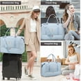 thumbnail image 6 of Travel Duffle Bag,Weekender Bags for Women with Shoe Compartment，Carry on Overnight Bag with Toiletry Bag,Gym Duffel Bag with Wet Pocket, Hospital Bags for Labor and Delivery, 6 of 8