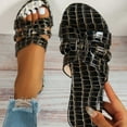 thumbnail image 6 of Xunlbb Clearance Sale Sandals! Women's Plus-size Fashion Flat Snake Print Casual Sandals, 6 of 9
