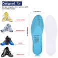 thumbnail image 2 of Plantillas para zapatos Geyoga de doble capa de látex para mujer y hombre (6 pares), 2 of 7