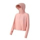 thumbnail image 1 of Ropa de protección solar para mujer Sunnimix Abrigo Capa elástica Outwear Jersey con máscara Rosado, 1 of 8