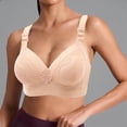 thumbnail image 4 of Women's Seamless Lifting Bra Soft Support Everyday T-Shirt Bra Solid Color, 4 of 5