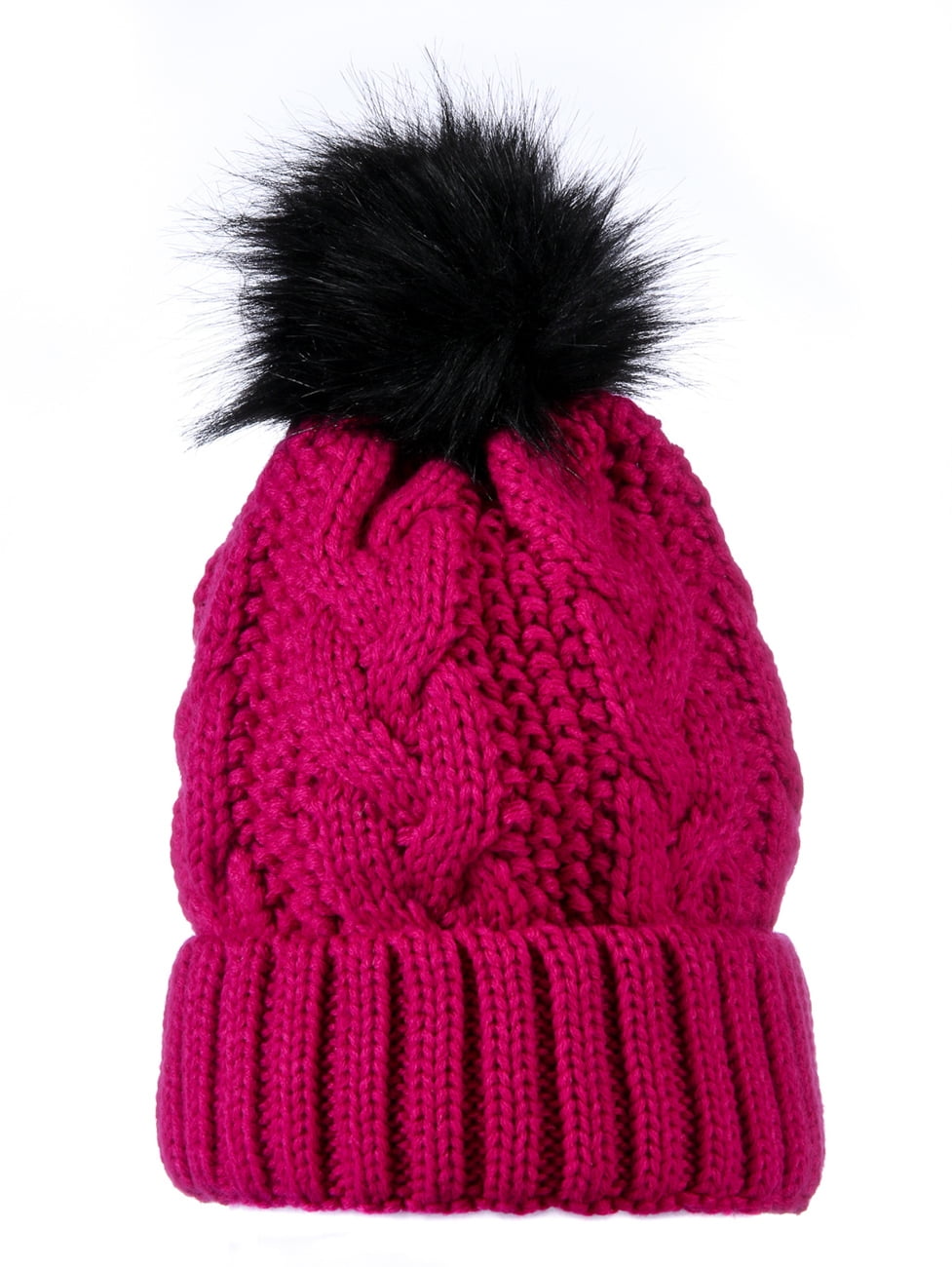 SOCKS'NBULK Womens Pom Pom Beanie Hat 