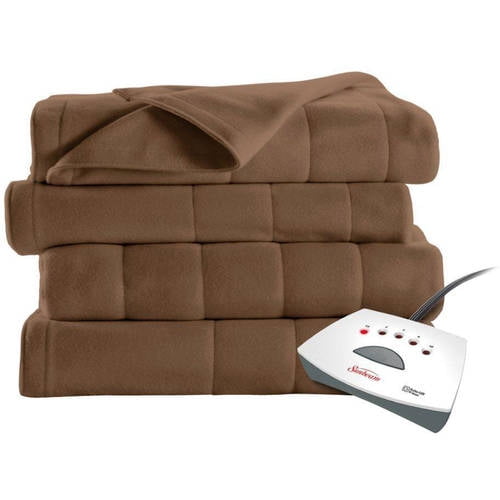 Sunbeam Fleece Electric Heated Blanket, 1 Each