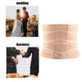 thumbnail image 3 of Unique Bargains Men's Abdominal Slim Belt Adjustable Waist Shaper Tummy Control Body Shaper Waist Trainer M Beige, 3 of 7