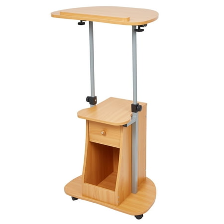 Karmas Product Sit To Stand Laptop Desk With Wheels Height