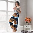 thumbnail image 5 of Salouo Ocean Scene with Noah's Ark Print Women's Pajama Pants Casual Loose Sweatpants PJs Flowy Pants Drawstring Palazzo for Women Wide Leg Pants Lounge Pajama -X-Large, 5 of 8