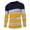 Navy, variant on Jgppe Mens Crewneck Sweater Casual Knit Striped Classic Pullover Comfy Long Sleeve Sweater for Men