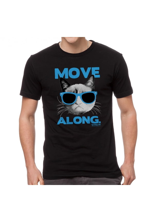 Move Along Men Black T-Shirt NEW Size L, Male Large
