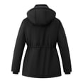 thumbnail image 3 of wantdo Women's Plus Size Winter Coat Warm Coat Recycled Puffer Parka Jacket Black 5X, 3 of 9