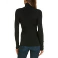 thumbnail image 2 of BCBGMAXAZRIA womens  Mock Neck Pullover, XXS, Black, 2 of 3