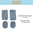 thumbnail image 2 of 1 set of baby crawling anti-slip knee pads and non-slip baby socks neutral children's knee pads anti-slip ankle socks, 2 of 5
