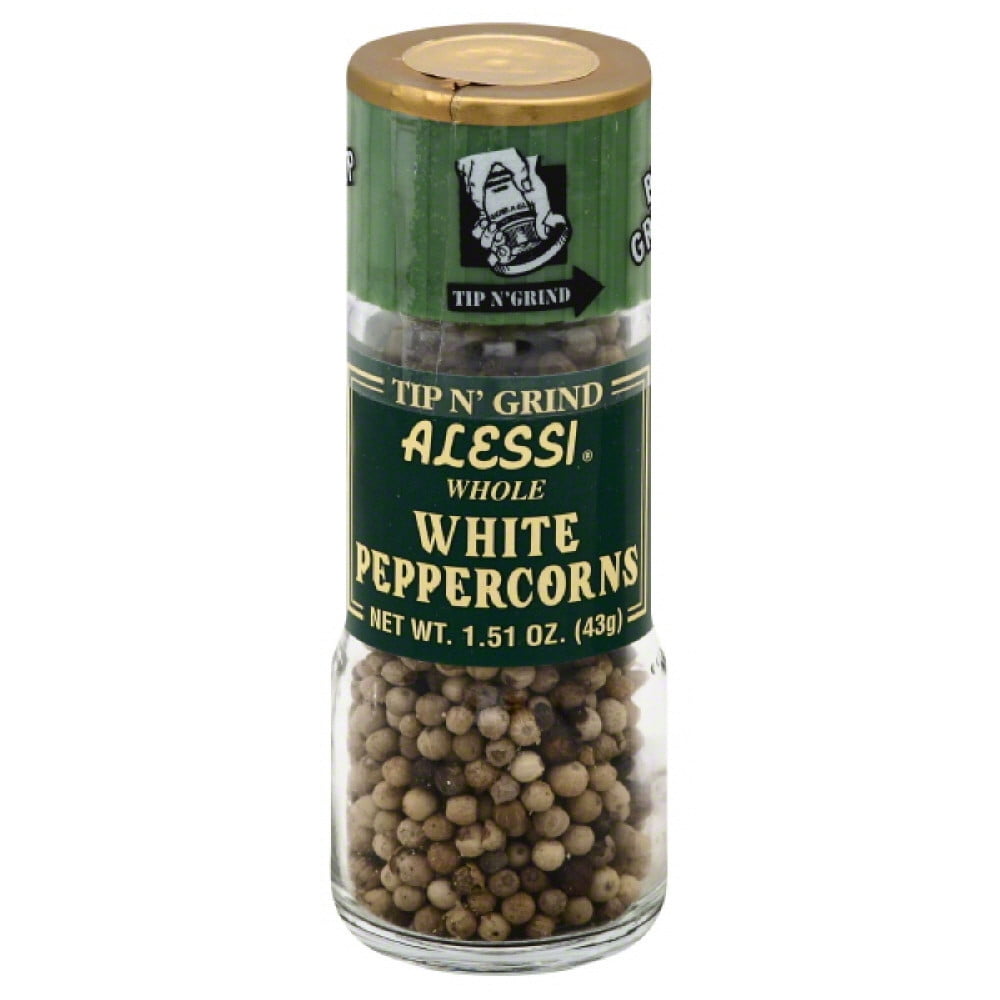 Alessi Peppercorns, White, Whole by Vigo Importing