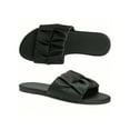 thumbnail image 6 of Women Gladiator Sandals Square Toe Ankle Straps Flat Summer Slippers Effortless Style, 6 of 7