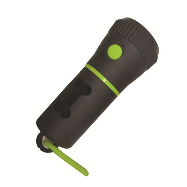 Sidaley Dispensador de bolsas de basura, linterna, soporte de conexión para caca, transportador de basura para limpieza, colgante para recoger, equipo Electrónica