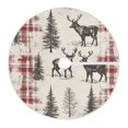 thumbnail image 6 of Yayeee Christmas Tree Skirt 47 inches for Xmas Tree Holiday Party Decoration, Beige Deer, 6 of 6