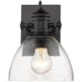 thumbnail image 4 of Beaumont Lane Seeded Glass Vanity Light in Black, 4 of 5