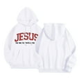 thumbnail image 4 of Jesus Hoodies for Women 2025 Long Sleeve Y2K Graphic Christian Hoodie with Pockets Hooded Sweatshirt Pullover Tops, 4 of 6