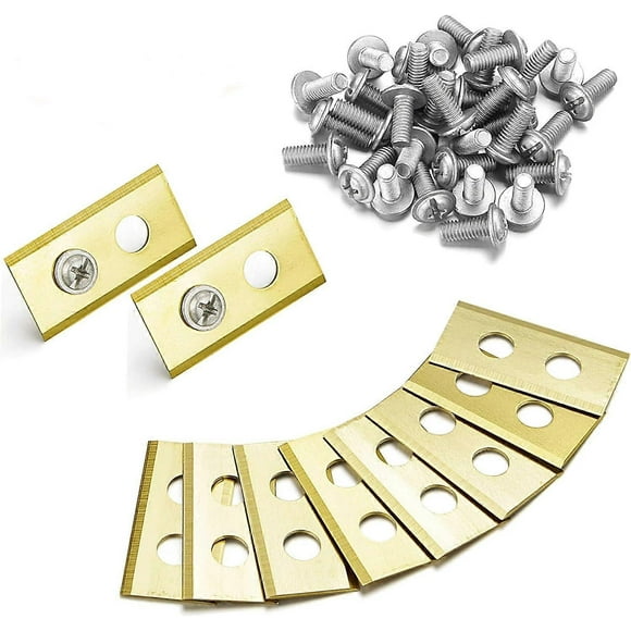 Replacement Titanium Blades 30pcs Lawn Mower Blades Robotic Lawn Mower Blades with Screws for Worx Landroid Mower Blades