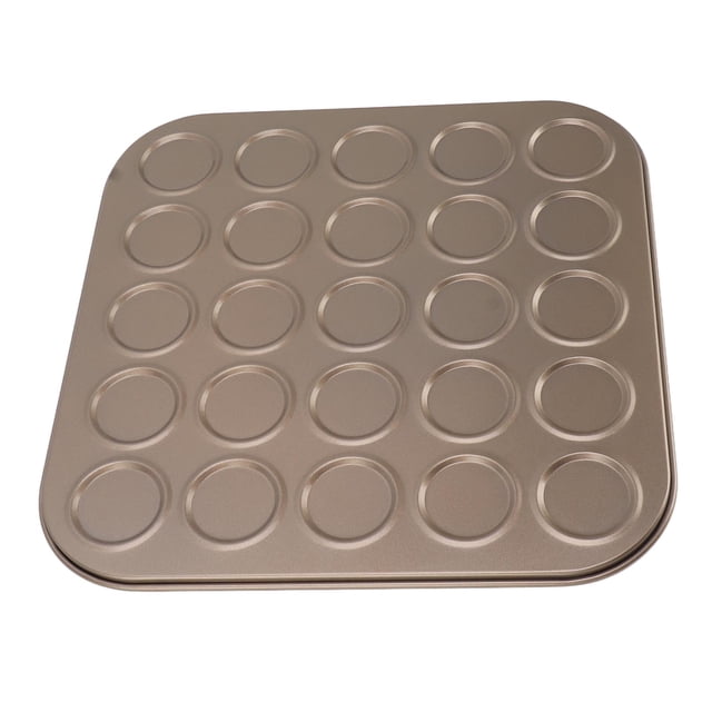 Muffin Tray, Macaron Bakeware Pan Muffin Fairy Cake Cup Non Stick Baking Tray For Eggs Cornbread Small Cake Layers Drop
