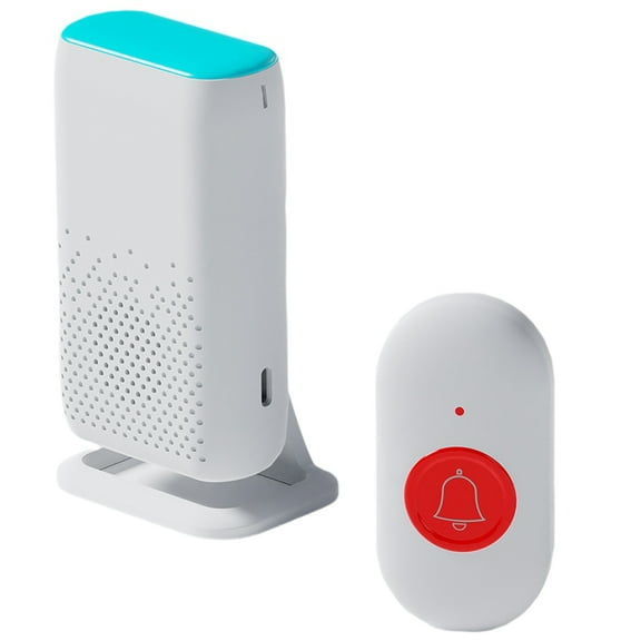 New D320 Flash Vibration Wireless Doorbell Smart Elderly Pager Waterproof Emergency Nurse Alert System A