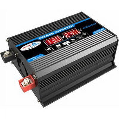 Hsankro 4000W Pure Sine Wave Inverter, 12V to 110V, Dual AC Sockets, Remote Control, 1-Pack