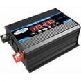 12V 220V Pure Sine Inverter 4000W Pure Sine Wave Inverter Transformer with Remote Control & Dual AC Power Sockets for RV Car Truck Power Outlets - Double AC Power Soc
