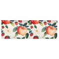 thumbnail image 6 of Yayeee Kitchen Valance Rod Pocket 54" x 18" Living Room Window Curtain, Strawberry Pattern, 6 of 6