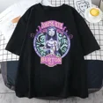 thumbnail image 5 of Camiseta gótica con estampado de pesadilla antes de Navidad para mujer, ropa de calle gótica de manga corta, Top suelto Retro Unisex, camisa Y2K, 5 of 5