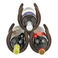 thumbnail image 1 of Botellero Foster & Rye de metal con forma de herradura para 3 botellas, 1 of 9