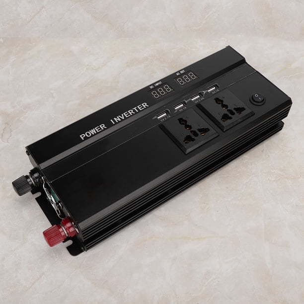 Inversor de corriente 5000W 12V a 220V Convertidor de coche con pantalla LCD ANGGREK Otros