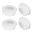thumbnail image 1 of Uxcell 4-Pack 1.23 Pulgadas Agujero Perforado, 0.83 Pulgadas ID Grommets de Caucho de Silicona para Cableado, Tapones de Agujero, Escritorio, Tubería de Agua, Hidropónico, Riego [Blanco], 1 of 1