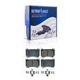 thumbnail image 6 of Detroit Axle - Brake Kit for 1996-1999 Subaru Legacy Drilled & Slotted Brake Rotors Ceramic Brakes Pads 1997 1998 Front and Rear Replacement [Models w/Single Piston Caliper], 6 of 8