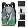 thumbnail image 3 of Rick and Morty Season Backpack Smart Start System Beginner Bookbag with Nutrition Lunch Kit, 3 of 5