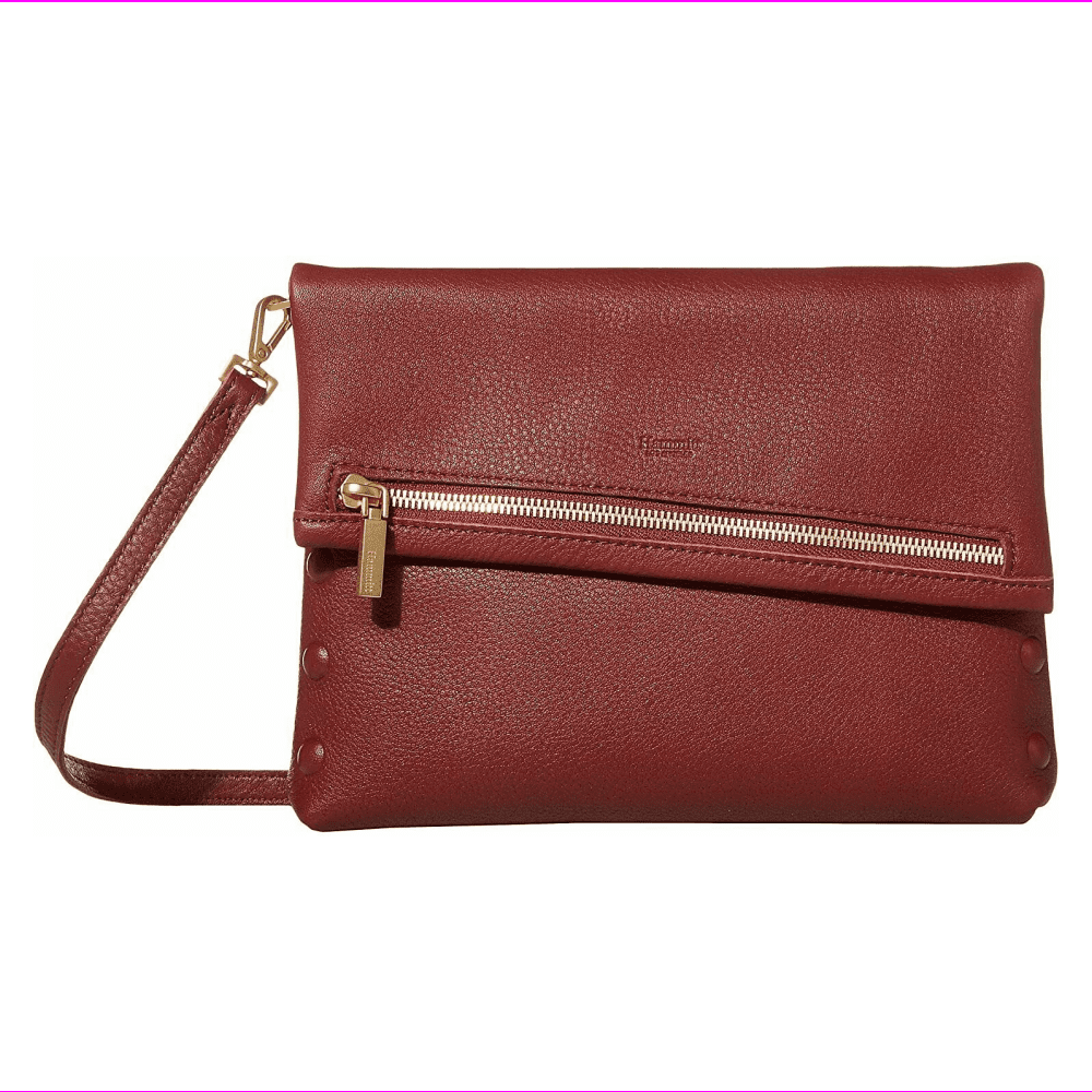 Hammitt Hammitt VIP Medium Crimson Brushed Gold Crossbody Bag