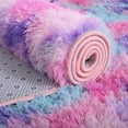 thumbnail image 4 of Lochas Super Soft Rainbow Area Rugs Colorful Carpet Plush Rug for Living Room Bedroom Kidroom Fluffy Mat,6'x9', 4 of 7