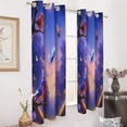 thumbnail image 3 of Birds in Moonlit Forest Study Room Living Kitchen Bedroom For Blackout Curtain Printed 2 Panels, 3 of 6