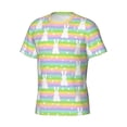 thumbnail image 3 of Rocae Rainbow Rabbit for Men's Moisture-Wicking Crew Tee - T-Shirt for Sports, Outdoor Activities, and Casual WearX-Large, 3 of 9