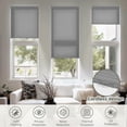 thumbnail image 5 of BERISSA Cordless No Drill No Tools Cellular Shades, Light Filtering Pull Down Window Blinds,Gray,38" W x 64" H, 5 of 9