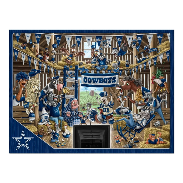 Dallas Cowboys NFL Barnyard Fans 500-Piece Jigsaw Puzzle